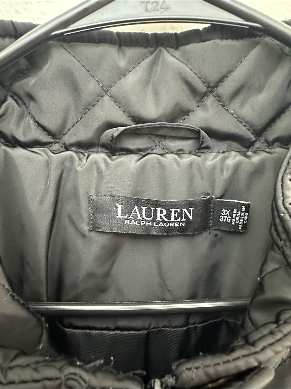 Ralph Lauren Quilted Jacket in Black with Gold Hardware - Picture 3 of 7